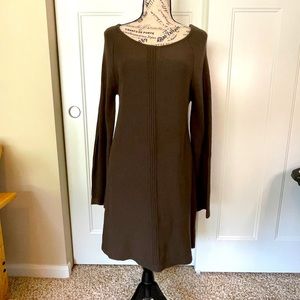 Overiche Olive Colored Sweater Dress